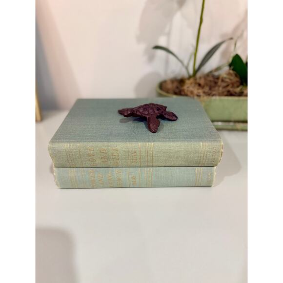 Vintage ombré effect green Decorative Book collection - Picture 5 of 5